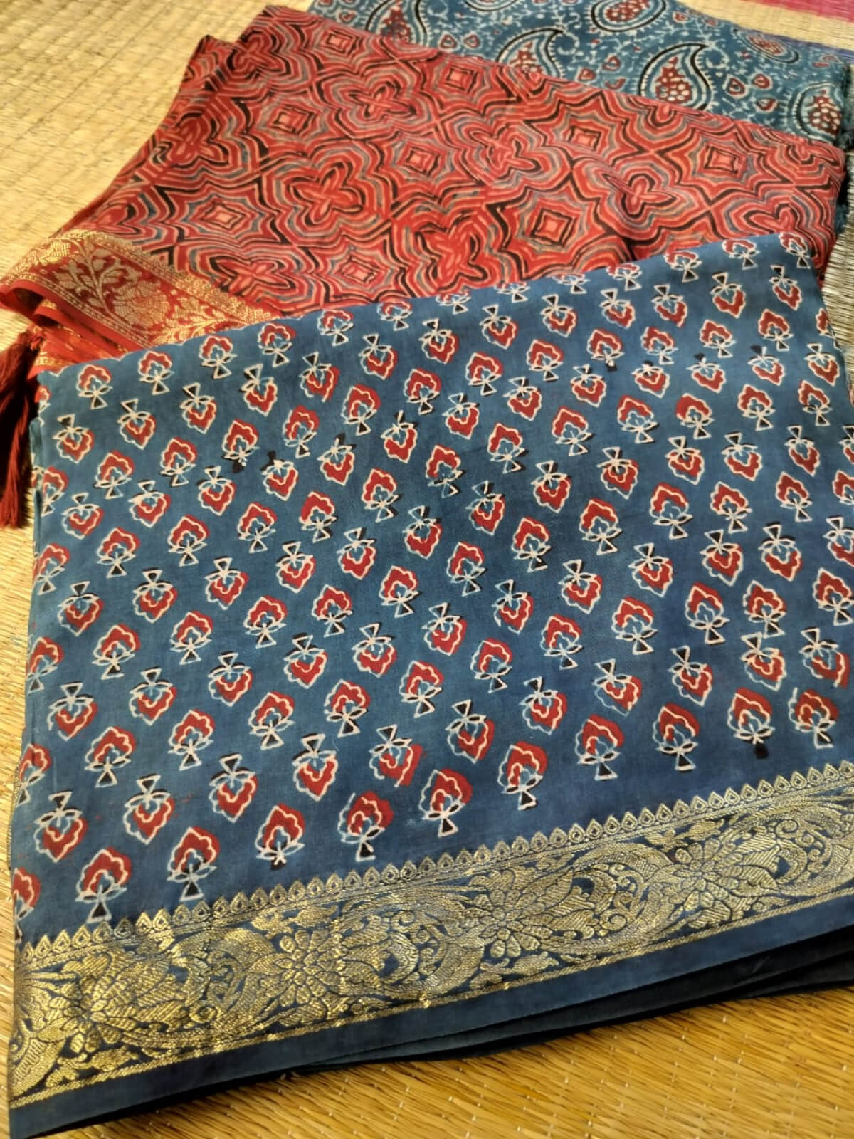 Ajrak Saree - The House of Amazing Creations